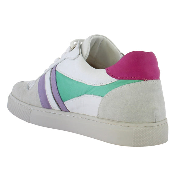 Adesso Cyndi Ladies Miami A6520 Leather Lace Up Trainers-elevate your sole