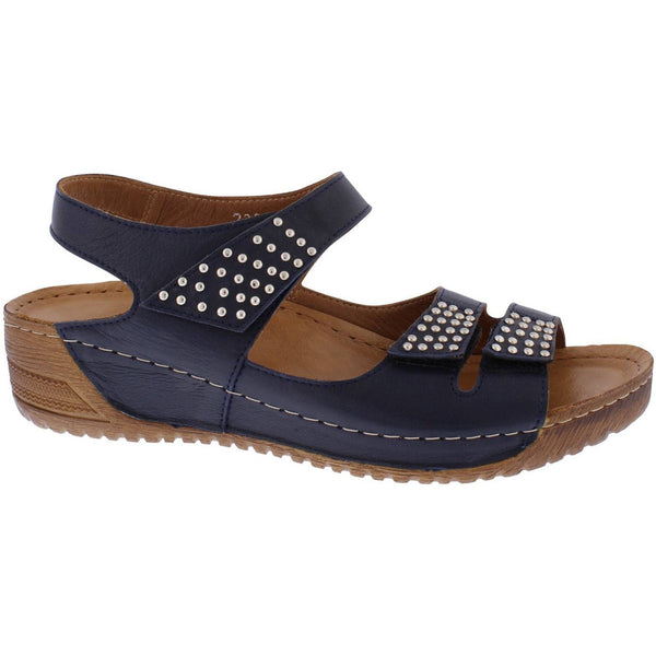 Adesso Loretta Navy Sandal-elevate your sole