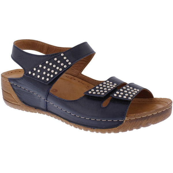 Adesso Loretta Navy Sandal-elevate your sole