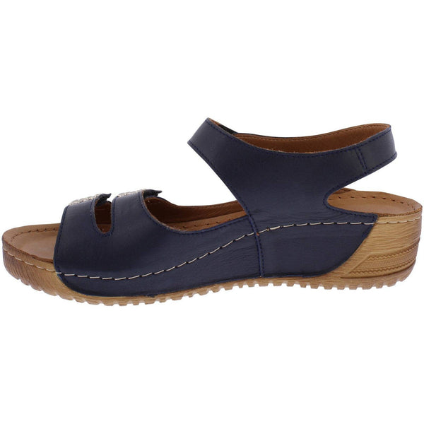 Adesso Loretta Navy Sandal-elevate your sole