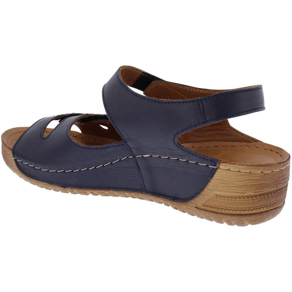 Adesso Loretta Navy Sandal-elevate your sole