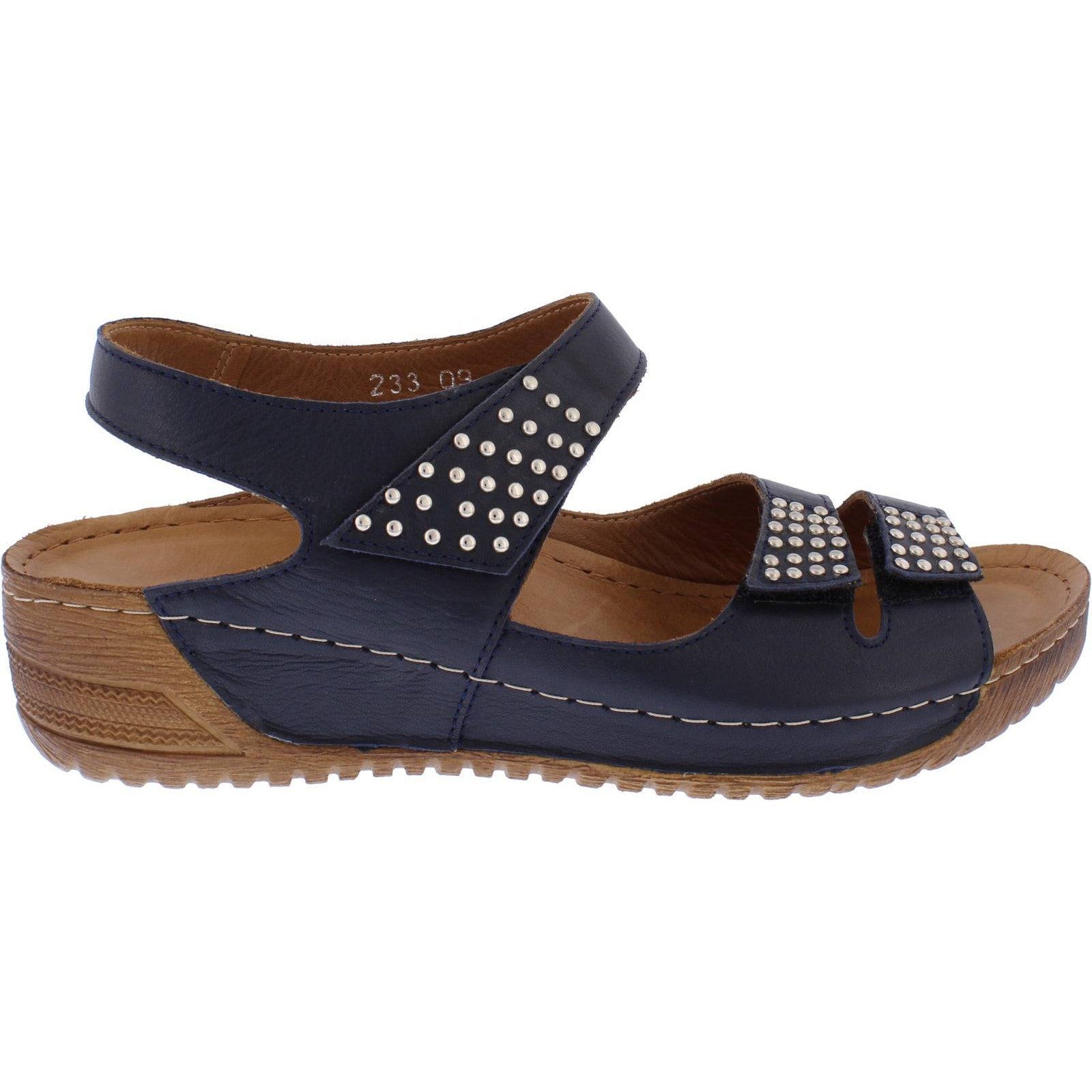 Adesso Loretta Navy Sandal-elevate your sole