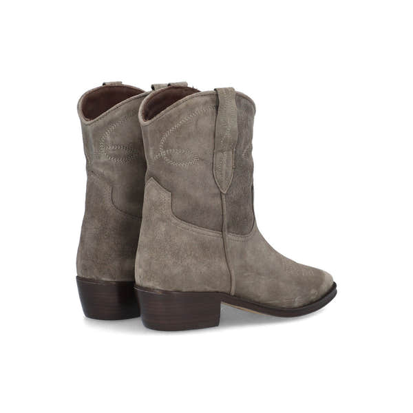 Alpe Cecile 22351121 Ladies Spanish Taupe Suede Slip On Ankle Boots-elevate your sole