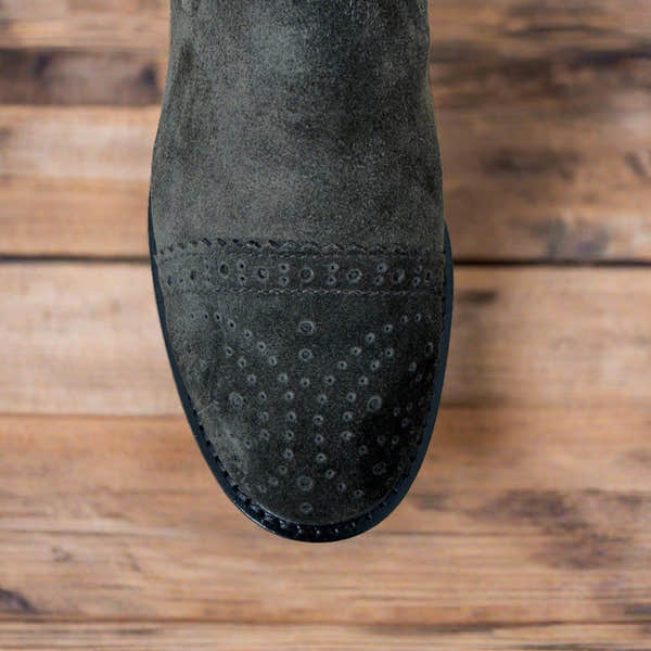 Alpe Militare 26921134 Ladies Spanish Brown Suede Slip On Ankle Boots-elevate your sole