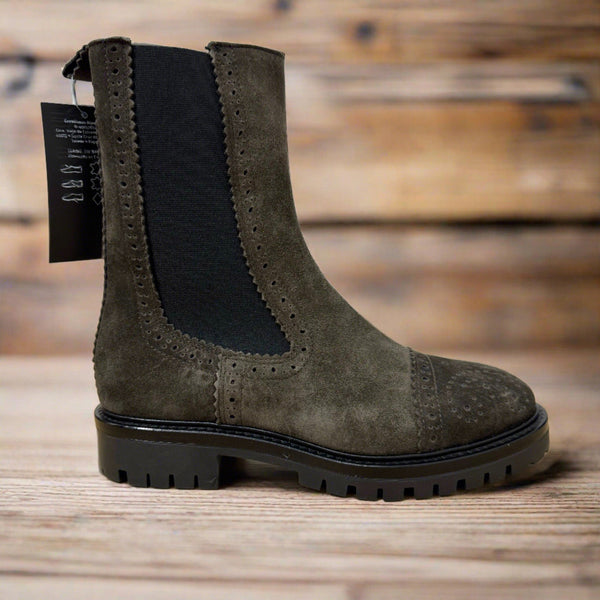 Suede Boots Spanish Leather Ankle Boots Alpe Militare 26921134