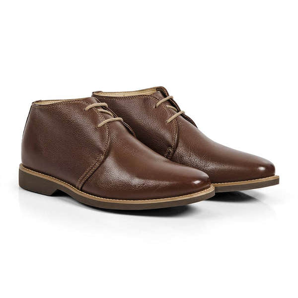 Anatomic Colorado Mens Pinhao Brown Leather Lace Up Ankle Boots-elevate your sole