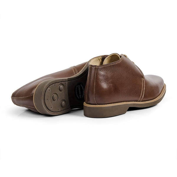 Anatomic Colorado Mens Pinhao Brown Leather Lace Up Ankle Boots-elevate your sole