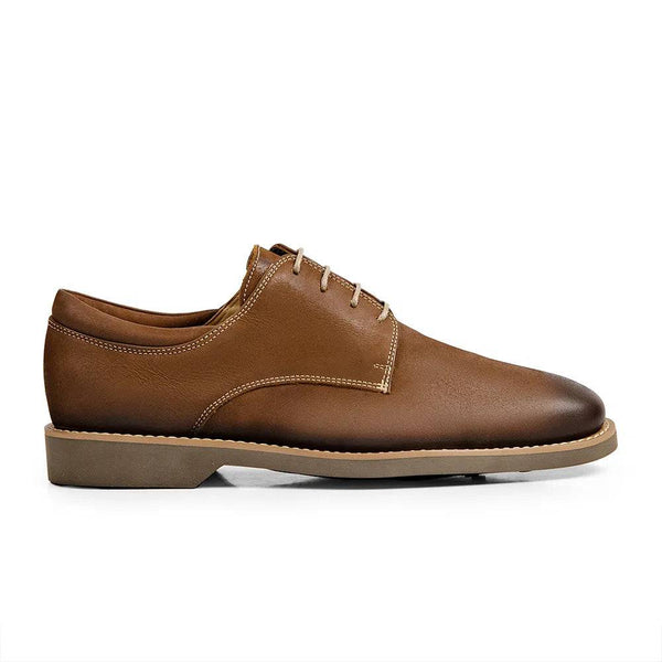 Anatomic Delta Mens Cognac Brown Leather Lace Up Shoes-elevate your sole