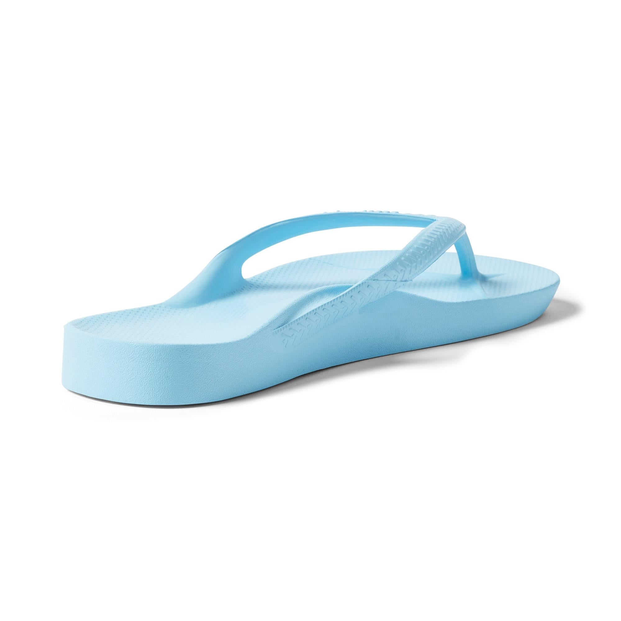 Archies Arch Support Fit Flops Classic Unisex Sky Blue Waterproof Arch Support Slip On Sandals
