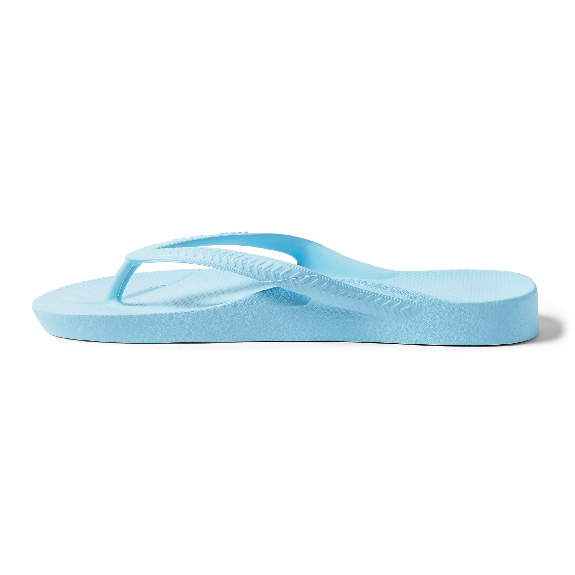 Archies Arch Support Fit Flops Classic Unisex Sky Blue Waterproof Arch Support Slip On Sandals