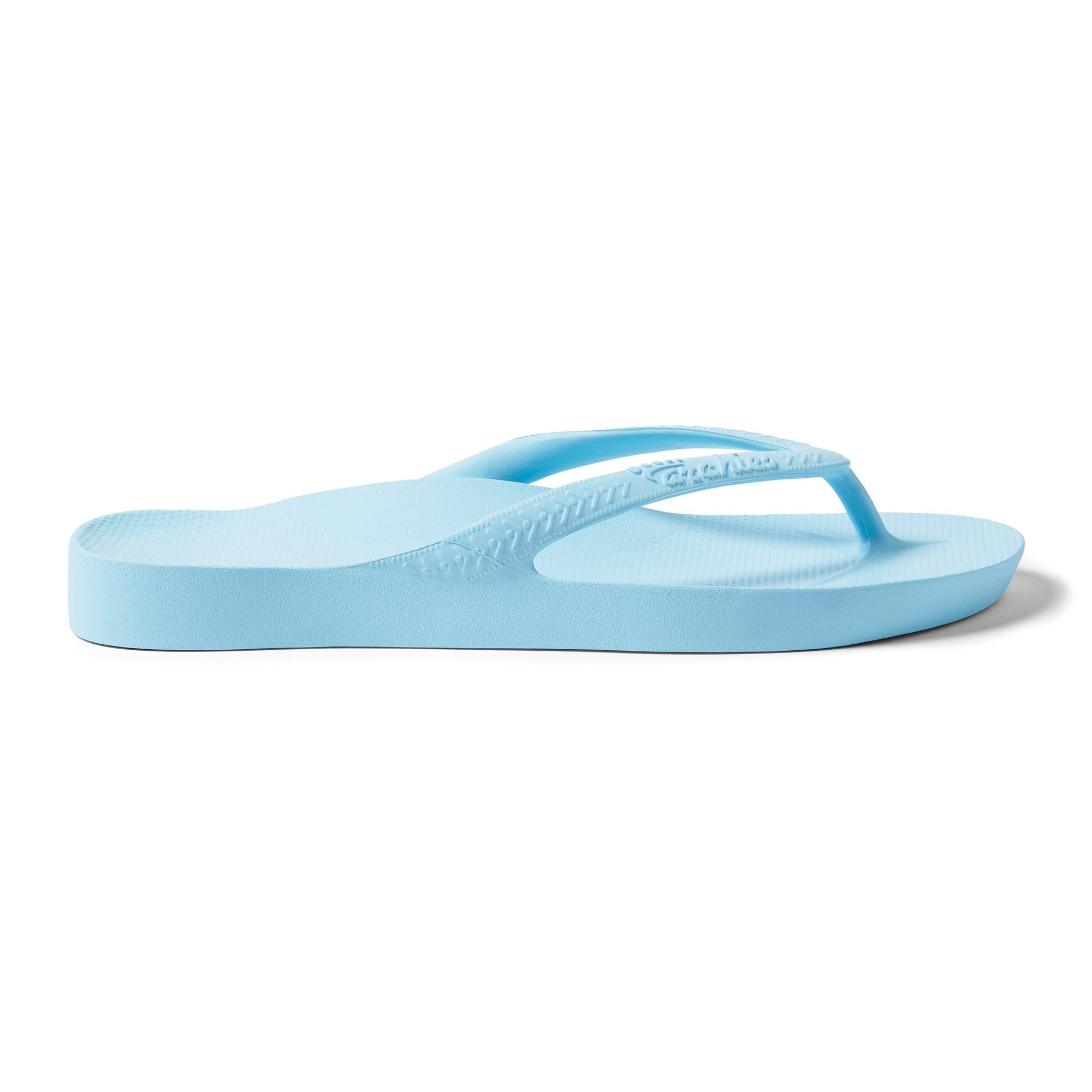 Archies Arch Support Fit Flops Classic Unisex Sky Blue Waterproof Arch Support Slip On Sandals