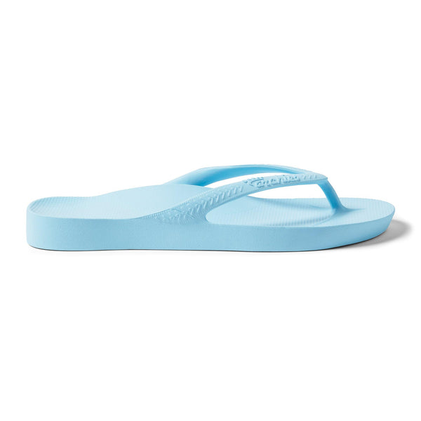 Archies Arch Support Fit Flops Classic Unisex Sky Blue Waterproof Arch Support Slip On Sandals