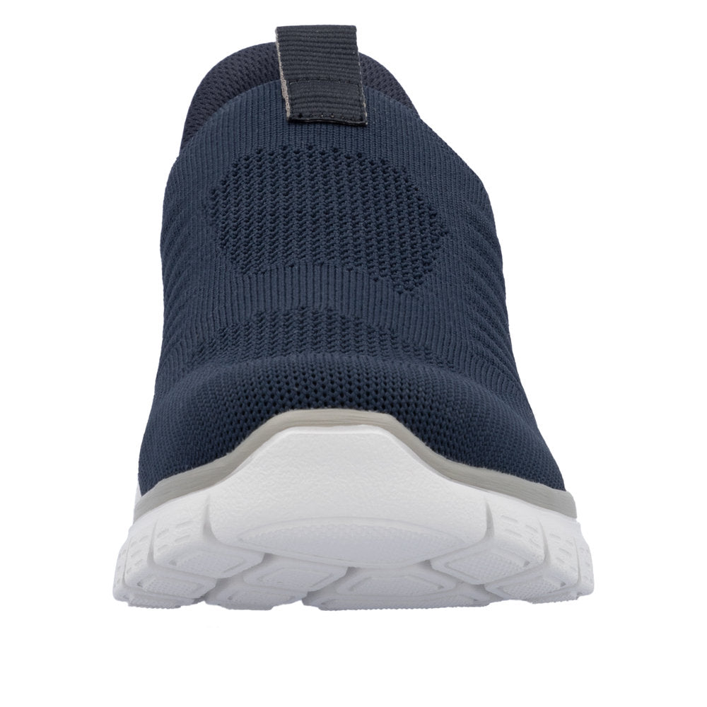 Rieker B6659-14 Mens Blue Textile Slip On Shoes