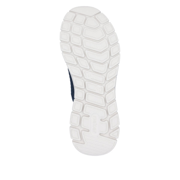 Rieker B6659-14 Mens Blue Textile Slip On Shoes