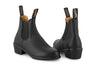 Blundstone #1671 Series Ladies Black Leather Water Resistant Pull On Ankle Boots