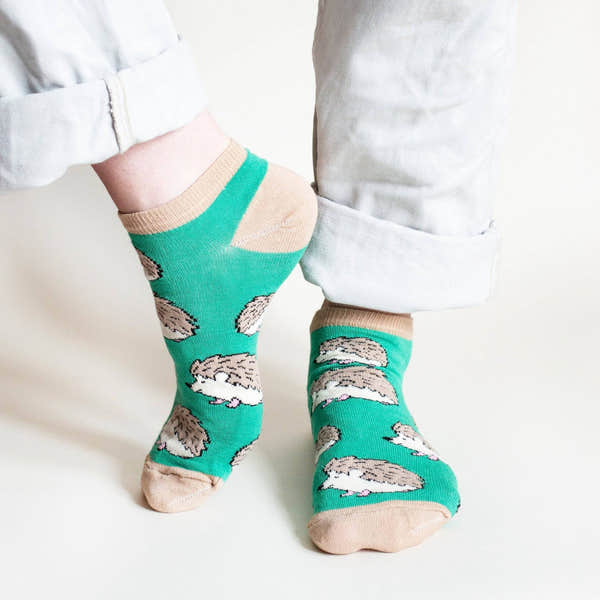 Barekind Hedgehog Bamboo Trainer Socks-elevate your sole