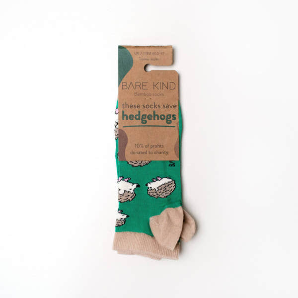 Barekind Hedgehog Bamboo Trainer Socks-elevate your sole