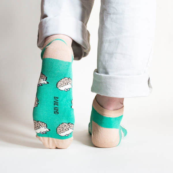 Barekind Hedgehog Bamboo Trainer Socks-elevate your sole