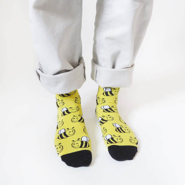 Barekind Save the Bees Bamboo Socks-elevate your sole