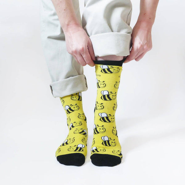 Barekind Save the Bees Bamboo Socks-elevate your sole