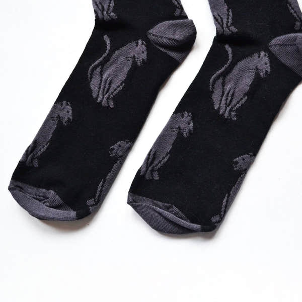 Barekind Save the Black Panther Bamboo Socks-elevate your sole