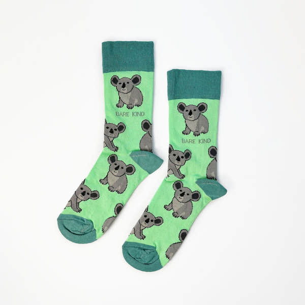 Barekind Save the Koalas Bamboo Socks-elevate your sole