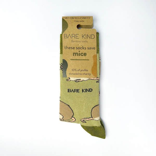 Barekind Save the Mice Bamboo Socks-elevate your sole