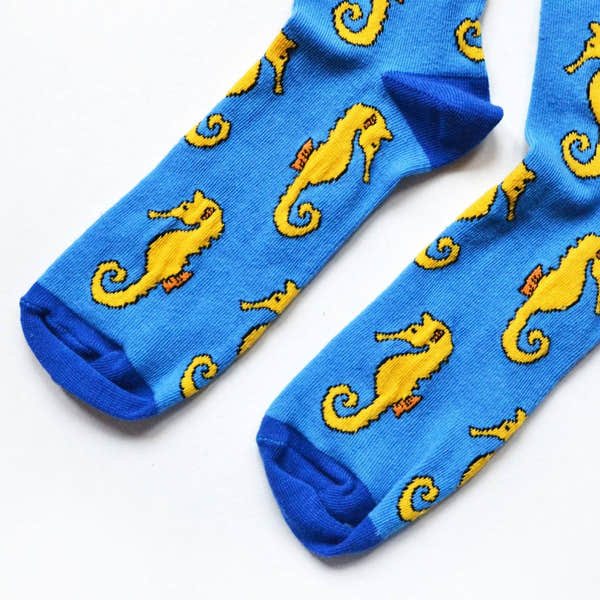 Barekind Save the Seahorses Bamboo Socks-elevate your sole