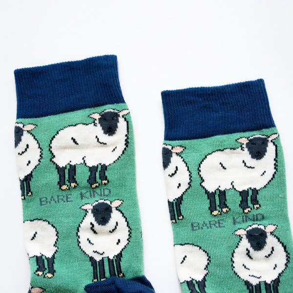 Barekind Save the Sheep Bamboo Socks-elevate your sole