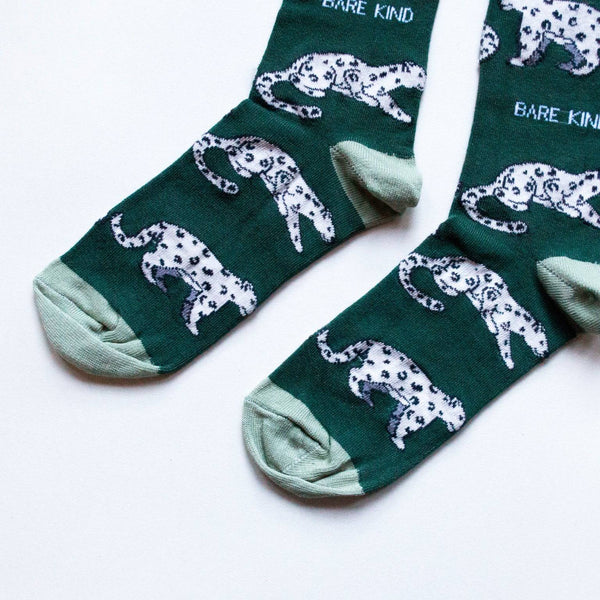 Barekind Save the Snow Leopards Bamboo Socks-elevate your sole