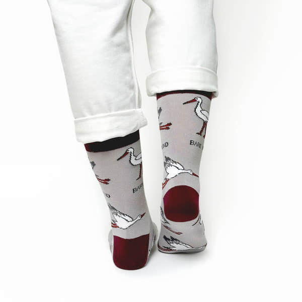 Barekind Save the Storks Bamboo Socks-elevate your sole
