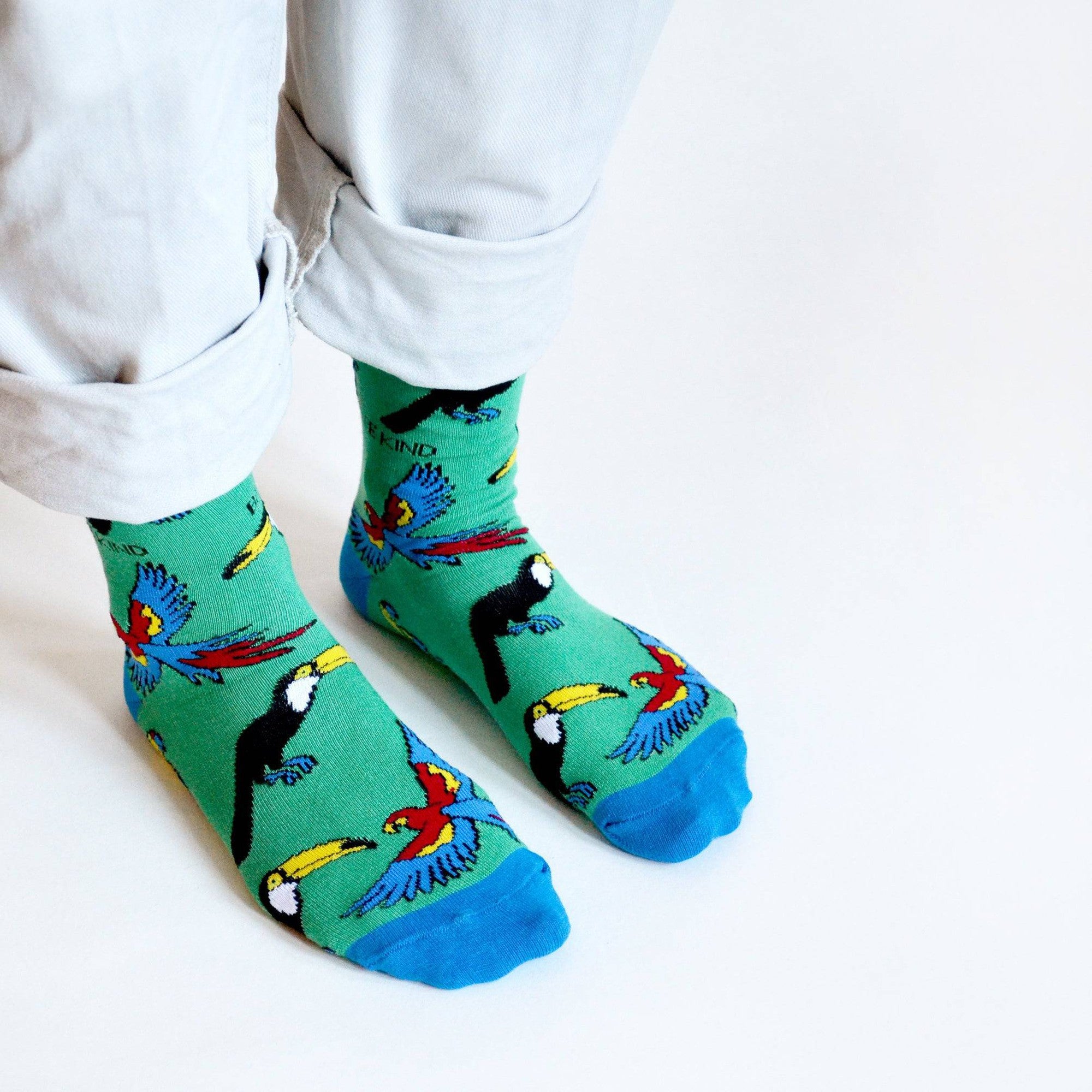 Barekind Save the Toucans Bamboo Socks-elevate your sole
