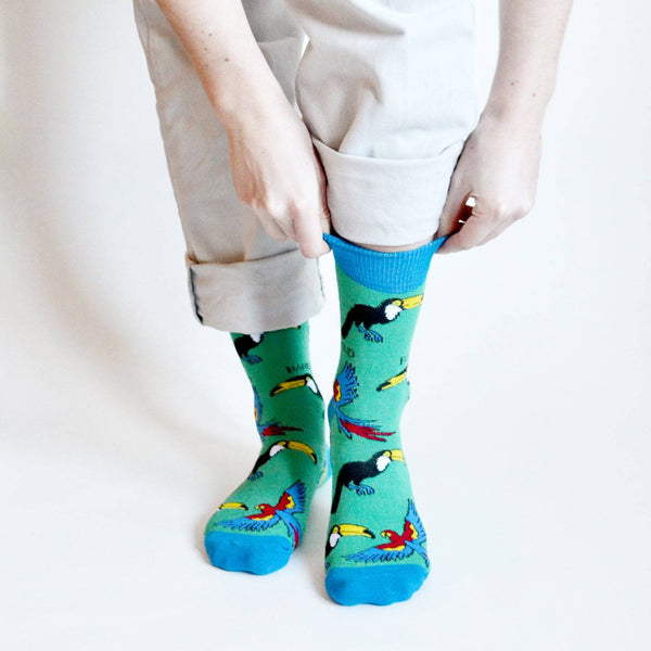 Barekind Save the Toucans Bamboo Socks-elevate your sole