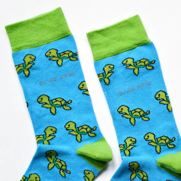 Barekind Save the Turtles Bamboo Socks-elevate your sole