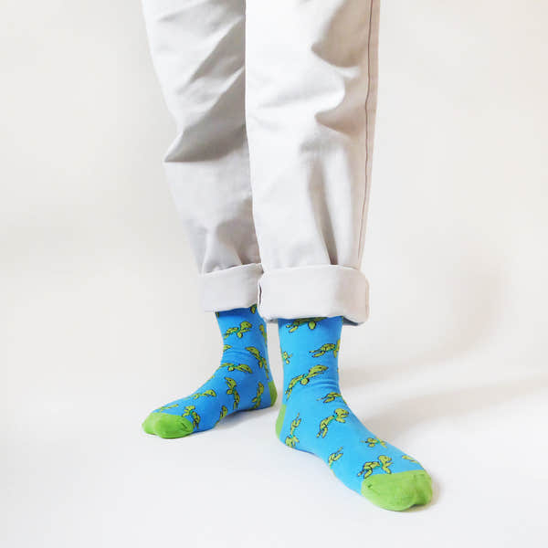 Barekind Save the Turtles Bamboo Socks-elevate your sole