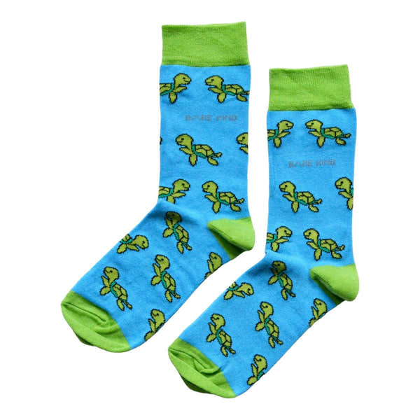 Barekind Save the Turtles Bamboo Socks-elevate your sole