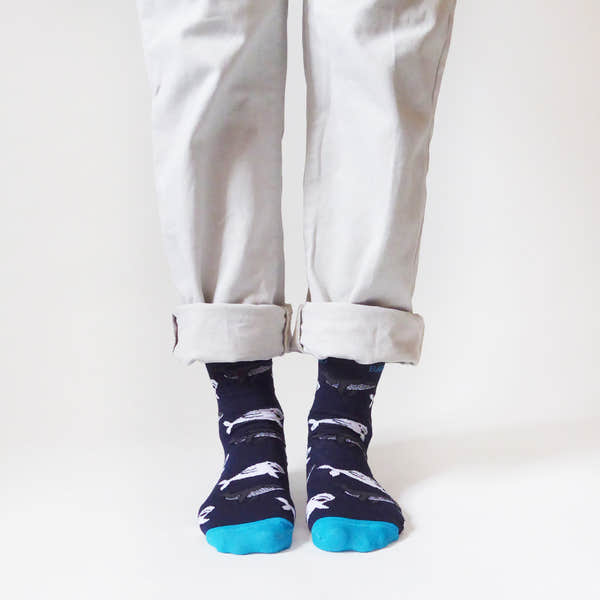 Barekind Save the Whales Bamboo Socks-elevate your sole
