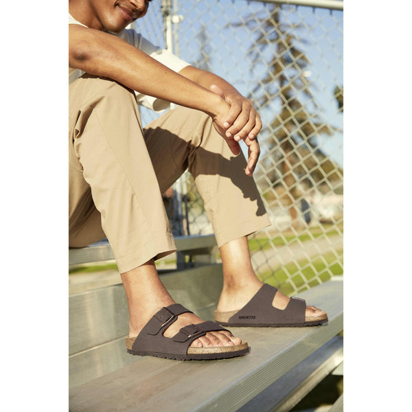 Birkenstock Arizona BFBC 151183 Ladies Mocca Textile Arch Support Slip On Sandals-elevate your sole