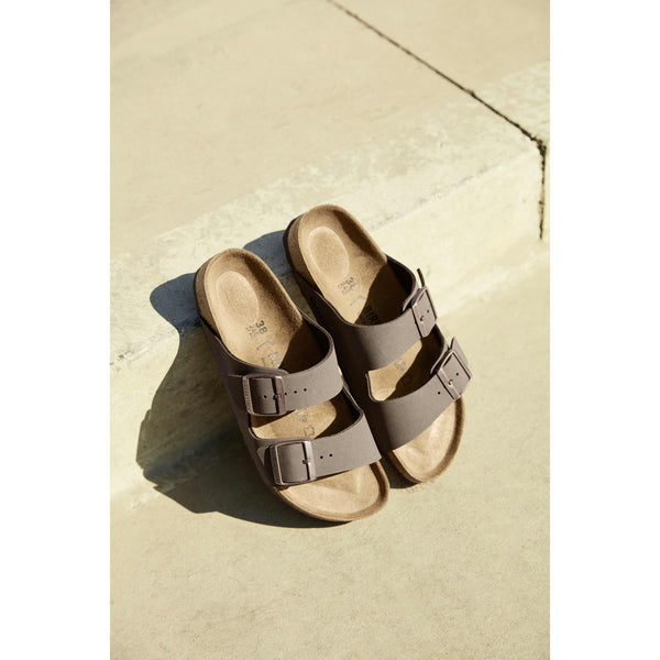 Birkenstock Arizona BFBC 151183 Ladies Mocca Textile Arch Support Slip On Sandals-elevate your sole