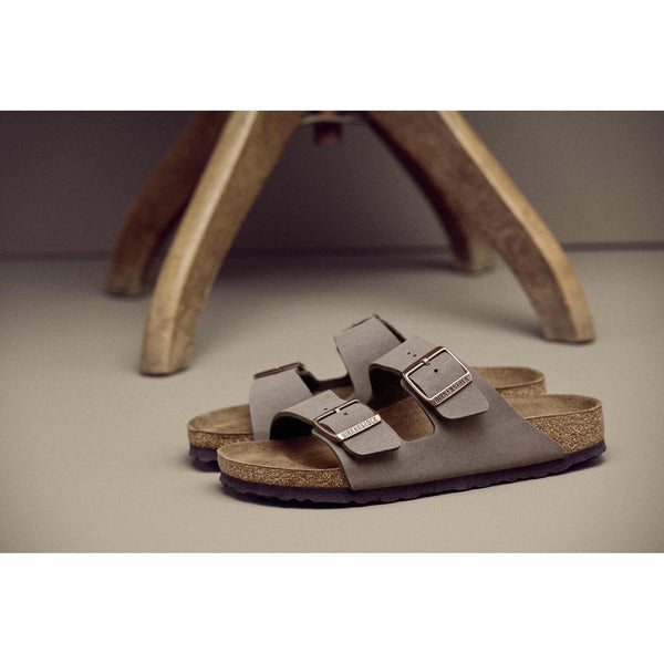 Birkenstock Arizona BFBC 151183 Ladies Mocca Textile Arch Support Slip On Sandals-elevate your sole