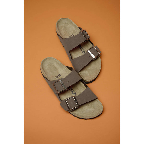 Birkenstock Arizona BFBC 151183 Ladies Mocca Textile Arch Support Slip On Sandals-elevate your sole