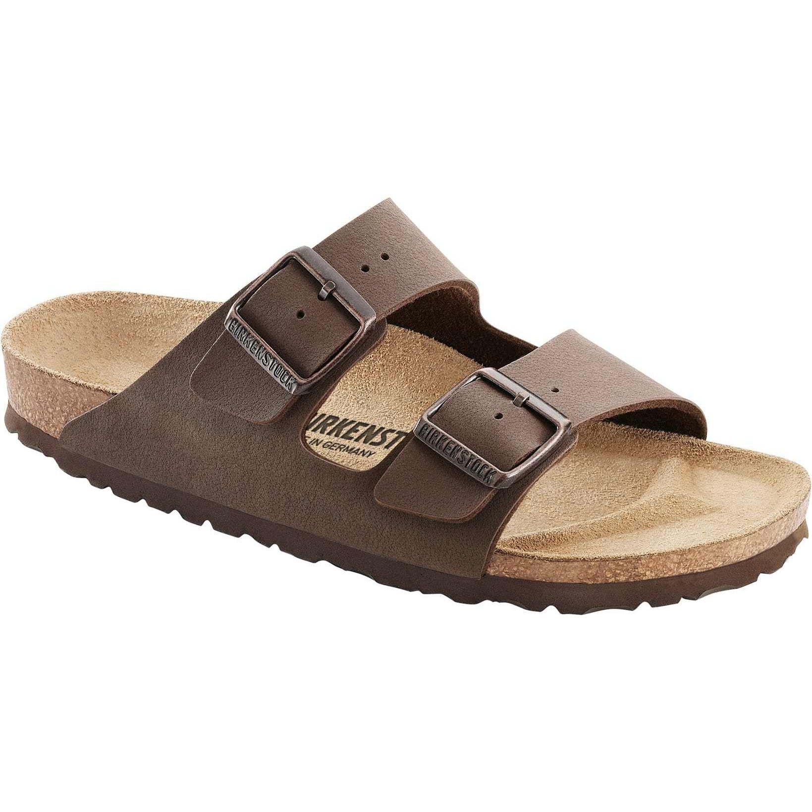 Birkenstock Arizona BFBC 151183 Ladies Mocca Textile Arch Support Slip On Sandals-elevate your sole