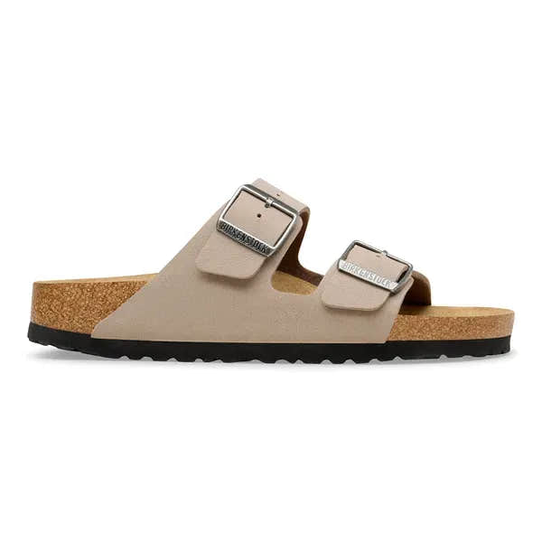Birkenstock Arizona Birkibuc 1032070 Unisex Narrow Gray Taupe Arch Support Buckle Sandals