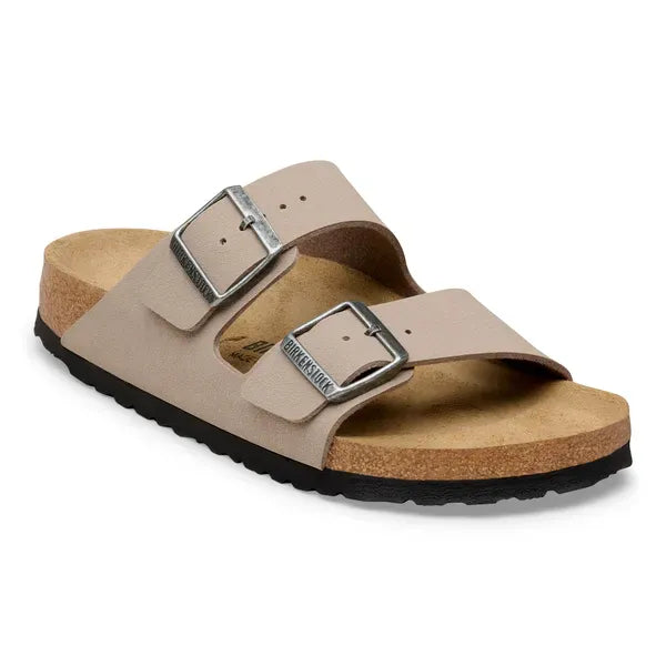 Birkenstock Arizona Birkibuc 1032070 Unisex Narrow Gray Taupe Arch Support Buckle Sandals
