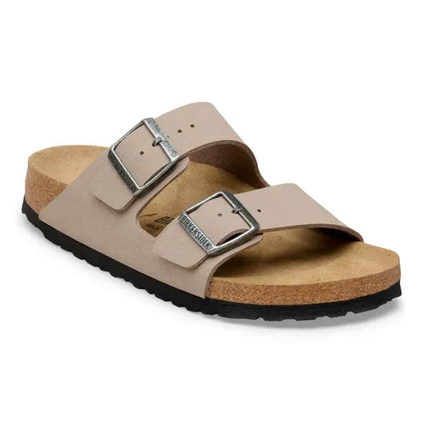 Birkenstock Arizona Birkibuc 1032070 Unisex Narrow Gray Taupe Arch Support Buckle Sandals