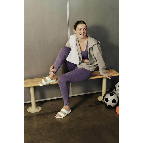 Birkenstock Arizona EVA 1024691 Ladies Faded Lime EVA Arch Support Slip On Sandals-elevate your sole