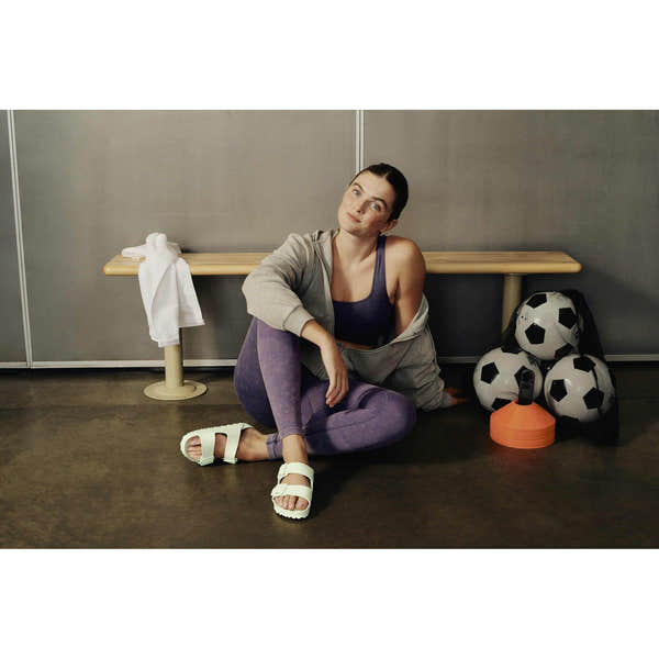 Birkenstock Arizona EVA 1024691 Ladies Faded Lime EVA Arch Support Slip On Sandals-elevate your sole