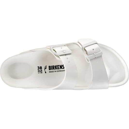 Birkenstock Arizona EVA 129443 Ladies White EVA Arch Support Slip On Sandals-elevate your sole