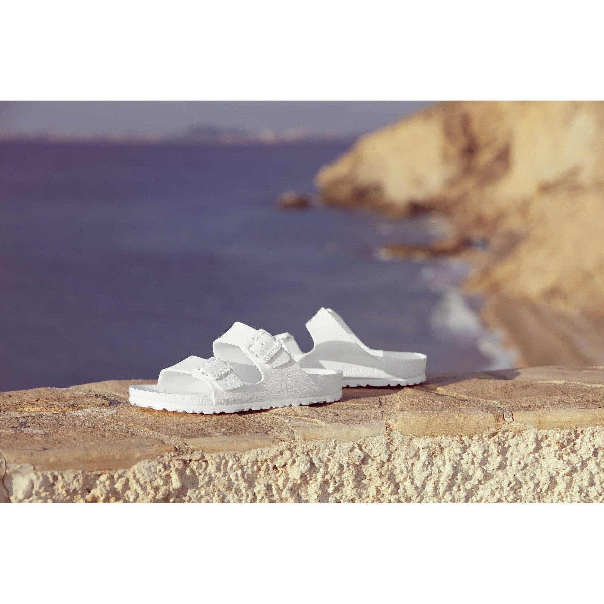 Birkenstock Arizona EVA 129443 Ladies White EVA Arch Support Slip On S