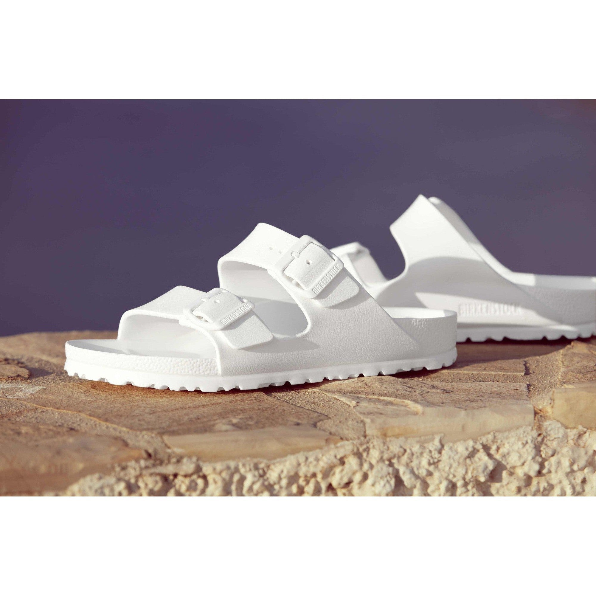 Birkenstock Arizona EVA 129443 Ladies White EVA Arch Support Slip On S